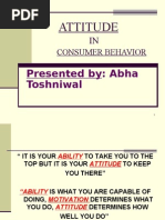 Download Consumer Attitude by abha SN12775517 doc pdf