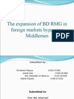 Expansion of BD RMG in Foreign Markets Bypassing Middlemen