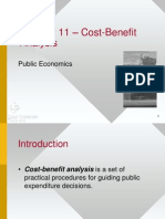Cost-Benefit Analysis: Public Economics