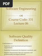 Software Engineering Course Code: 331