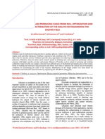 Isolation of Cellulase Producing Fungi From Soil, Optimization and Molecular Characterization of The Isolate For Maximizing The Enzyme Yield