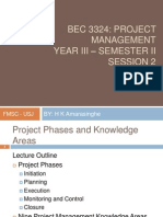Bec 3324: Project Management Year Iii - Semester Ii Session 2