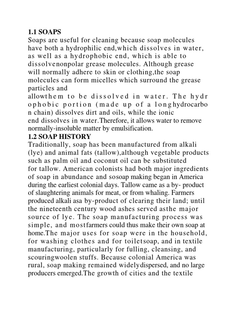 Soaps | PDF | Home & Garden