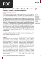 Download Identification of risk loci with shared effects on five major psychiatric disorders a genome-wide analysis - The Lancet 28 Feb 2013 by oxidizedsoul SN127761109 doc pdf
