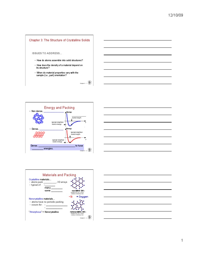Crystalline Solid Structures Explained | PDF | Crystal Structure | Crystal