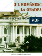 Teatrul Românesc La Oradea. Perspectivă Monografică.