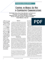 Topology Control in Mobile Adhoc Netwroks