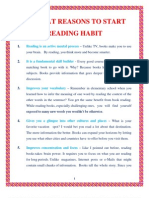 Reading Habits Advantages