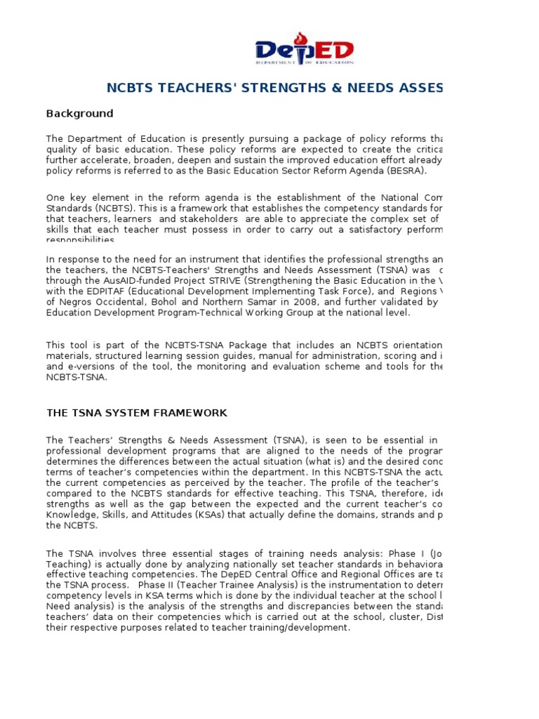 Tsna | PDF | Educational Assessment | Educational Technology