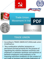 Trade Union Movement in India