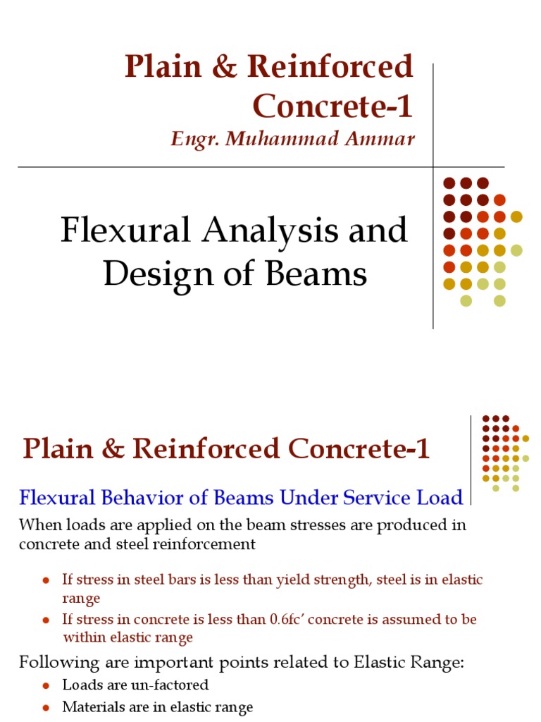 Flexural Analysis of Concrete Beams | PDF