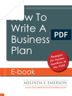 How To Write A Business Plan 2