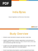 Download Toplines of India Bytes - A Computer Usage  Brand Study by JuxtConsult by JuxtConsult Pvt Ltd SN12778944 doc pdf