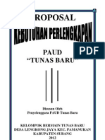 Proposal Paud Tunas Baru