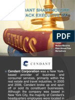 Cendant Shareholder Attack Executive Pay
