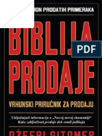 Biblija Prodaje - Dzefri Gitomer