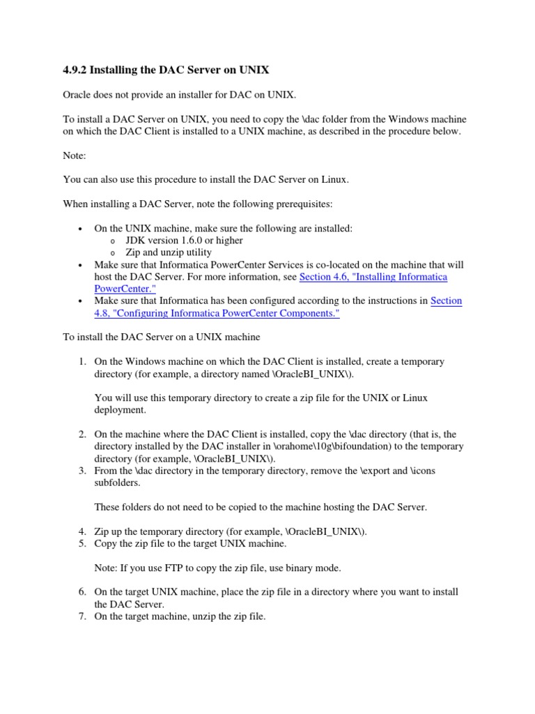 Dac Linux Installation Notes White Paper | PDF | Command Line Interface ...