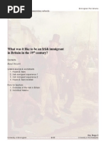 Download Key Stage 3 What Was it Like to be an Irish Immigrant in Britain in the 19th Century by Ireland in Schools SN127807 doc pdf