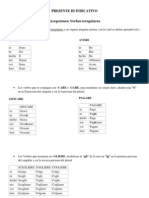 Presente Indicativo (Irregolari - Regola)