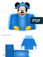 Mickey Graduation Gift Box Printable 0512