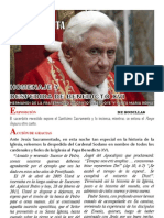 Hora Santa: Homenaje y Despedida de Benedicto XVI