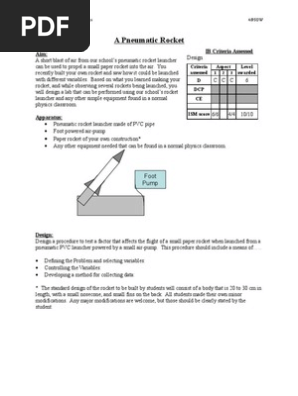 Rocket Design Lab, Arjun, For EARCOS