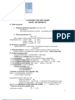 Constructii Din Lemn-Note de Proiect PDF