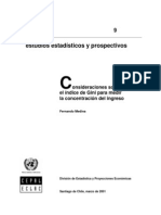 Indice Gini Consideraciones CEPAL PDF
