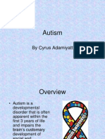 Adamiyatt Cyrus 11100419 AP Bio Autism Project