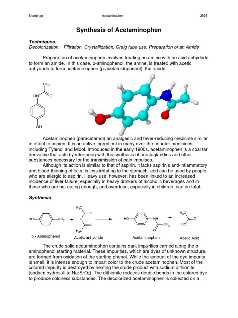 Acetaminophen Aspirin Chemical Compounds