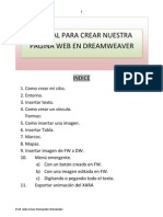 Manual Para Crear Nuestro Pagina Web Em Dreamweaver