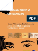 Identidad de género vs identidad sexual