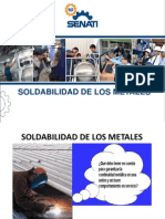 Soldabilidad de Los Metales