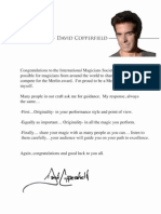 DavidCopperfield Letter