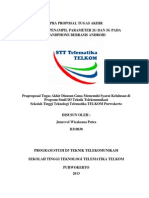 Pra Proposal Tugas Akhir STT Telematika Telkom Purwokerto