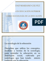 Clase 1 Sociología de La Educación