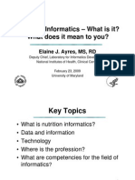 Download Nutrition Informatics- What is It 2009 by erc5000 SN12791286 doc pdf