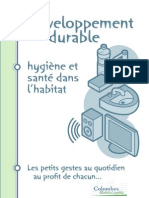 Développement Durable - Hygiène Et Santé Dans L'habitat !