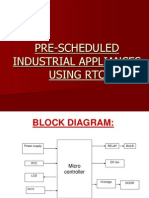 PRESCHEDULING THE SYSTEM USING REAL TIME CLOCK