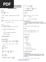 Soal-Soal Notasi Sigma, Barisan, Deret Dan Induksi Matematika