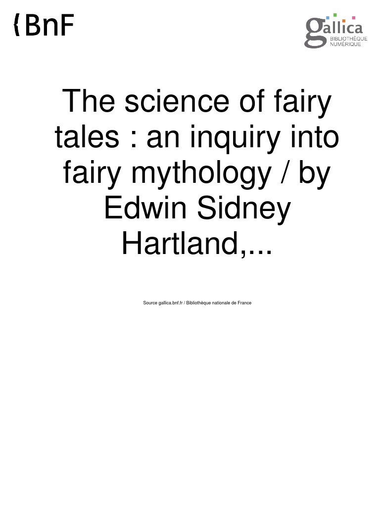 The Science Of Fairy Tales By E S Hartland Conte Beowulf