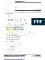 ⎟ ⎠ ⎞ ⎜ ⎝ ⎛ π π = ⎟ ⎠ ⎞ ⎜ ⎝ ⎛ π 12, tan 12 13 tan π: DPS: 1 (solution) Class: 10 + 1 Dated: 20-04-2011