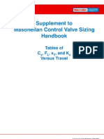 Masoneilan Control Valve Sizing Handbook Supplement 1995-08