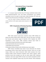 Tugas Ips, Ifc, Opec, Ida