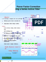 Power Factor Correction Using A Series Active Filter: Objective: System Schematic