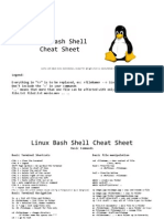 Bash Shell Cheat SheetV2
