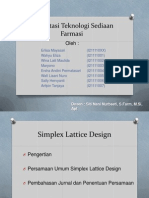 Simplex Lattice Design