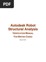 Verification Manual British Codes