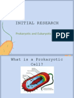 Initial Research: Prokaryotic and Eukaryotic Cells