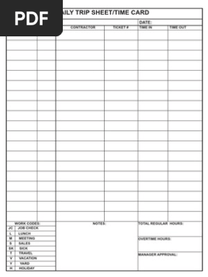 Time Card